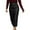 Black, variant on Womens Leather Skirt Bodycon Mini High Waist Slim Pencil Skirt with Back Split Color Black Size S