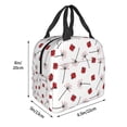 thumbnail image 3 of Disketp Ladybug With Dandelion for Insulated Lunch Bag for Women and Men, Perfect for Work, Hiking, Picnic, 3 of 8