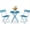 Peacock Blue, variant on 3Pcs Patio Bistro Set, Folding Patio Bistro Table and Chairs Set of 2, Outdoor Patio Furniture Set, Metal Structure, No Assembly Need, for Balcony Yard Garden, Green
