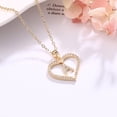 thumbnail image 2 of TINGN Initials Letter Necklace for Women initial Charm Necklaces CZ Pendant Love Heart Alphabet Necklace for Women Women, 2 of 5