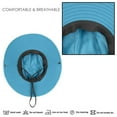 thumbnail image 1 of 2 Pcs Chapeaux de Pêcheur pour Femmes Queue de Cheval Protection UV Chapeau de Soleil Grand Bord, 1 of 7