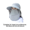 thumbnail image 3 of Outdoor Uv Sun Hat Removable Windproof Face Protection Tea Cap Cycling Cap Picking, 3 of 8