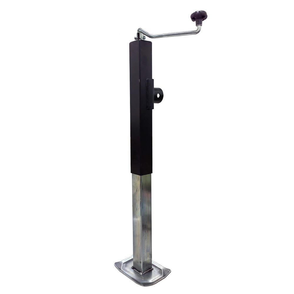Top Swivel Weld-on Square Tube Trailer Jack Stands Support Legs Corner Steady CAP 5000LBS Camper RV Parts Caravan Accessories ,RV Universal Fit