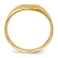thumbnail image 2 of 14K Yellow Gold Ring Band Signet 8.0x9.0mm Open Back Heart, 2 of 5