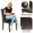 thumbnail image 7 of EDX Dining Chairs Set of 2, Parsons Chairs with Nailhead Trim and Wood Legs, 7 of 7