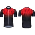 thumbnail image 2 of voofly Men's Cycling Jersey Set Men Short Sleeve Bike Shorts Gel Padded Biking Clothing Red M, 2 of 9