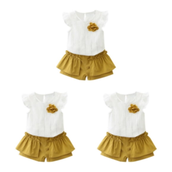 Sonducket 2 unids/set Top de moda conjunto corto sesión de fotos fiesta banquete chaleco pantalones Kit ropa regalo de cumpleaños tamaño 9 Type1 NO1