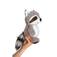 thumbnail image 3 of HLONK Funny Cute Raccoon Plush Toy Children Present Super Soft Stuffed Animal Doll, 3 of 5