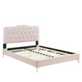 thumbnail image 3 of Modway Amber King Platform Bed in Pink, 3 of 10