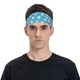 thumbnail image 2 of Daiia Cute Healthy Teeth printed Men's Performance Headband,Sports Headbands,Moisture Wicking Workout Headband, 2 of 9