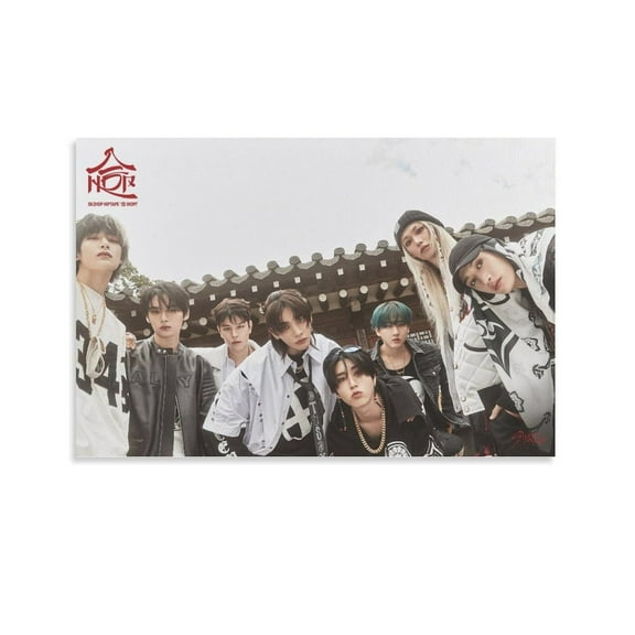 Stray Kids SKZHOP HIPTAPE  HOP Walkin On Water ALBUM COVER Poster Decorative Painting Canvas Wall Art Living Room Posters Bedroom Painting