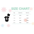 thumbnail image 2 of NZRVAWS Newborn Baby Girl Romper Short Sleeve Bear Print Romper Top with Hat 0-1 Months Baby Girl Clothes,Black, 2 of 7