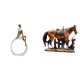thumbnail image 1 of Figura De Niña, Estatua De Caballo, Escultura De Mujer, Centro De Mesa, Dormitorio, Regalo Para Lectores, Estantería, Arte Abstracto De Granja, Adorno, Decoración De Escritorio, Colección, 1 of 8