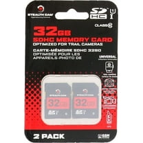 Stealth Cam Sdhc Memory Card - 32gb 2pk Super Speed Class 10
