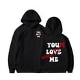 thumbnail image 4 of Womens Two Piece Outfits Sets Hoodie Sweatshirt And Long Sweatpants Jogger Workout Set Fall Tracksuit Sweatsuits Long Lined Jacket Womens Heavy Hoodie Women's Hoodies Pullover Sweatshirts for Women, 4 of 7