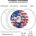 thumbnail image 4 of Acrylic Jigsaw Puzzle Suncatcher-Stress Relief Jigsaw Puzzle, Window Suncatcher Acrylic Puzzle, DIY Suncatcher Kits for Adults, Home Decor Gift for Women, Mom, Friends（7.4in） 4th of July Vermilion, 4 of 9