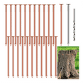 thumbnail image 2 of 25 Pcs Copper Nails to Killing Trees,3.5 Inch Pure Copper Nails Bulk,Stump Removal Spikes Hardware Nails for Trees, 2 of 8
