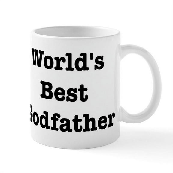 CafePress - Worlds Best Godfather Mug - 11 oz Ceramic Mug - Novelty Coffee Tea Cup