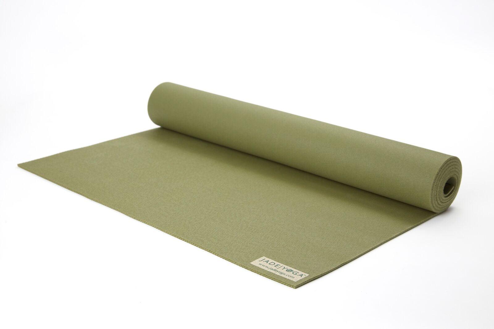 JadeYoga Travel Mat (1/8" thick) Olive Green 68"