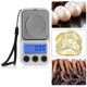 thumbnail image 2 of Báscula de Cocina LCD Digital Ecomeon Báscula de Bolsillo Portátil Mini Báscula de Cocina Electrónica de Alta Precisión 600g, 2 of 6