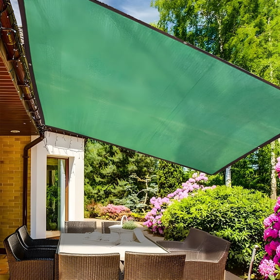 MISSMILE Patio Pergola,Sports & Outdoors Sunshade 90% Shade Fabric Sun Shade Cloth Privacy Screen with Reinforced Grommets for Patio Garden Pergola Cover Canopy Shade Cloth(Green 7*7Ft)