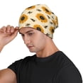 thumbnail image 3 of Naloa Sunflowers And Bee Soft Beanie Hat, Knit Beanie Daily Beanie in Fine Knit for Women Men Winter Travel, Outdoor, 3 of 7