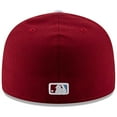 thumbnail image 4 of Men's New Era Maroon Philadelphia Phillies Alternate 2 Authentic Collection On-Field 59FIFTY Fitted Hat, 4 of 5
