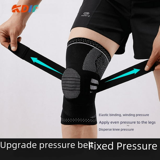Rodilleras deportivas con soporte de resorte de compresión de silicona para rodillas, rodilleras anticolisión para correr y baloncesto