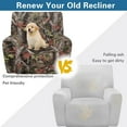 thumbnail image 4 of Yuyamidu Camo Recliner Covers That Stay in Place Hunting Branch Recliner Slipcovers 4-Pieces Non Slip Single-Seater Sofa Slipcovers 4 Pieces Furniture Protector Gift for Holiday, 4 of 8