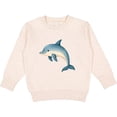 thumbnail image 2 of Inktastic Cute Blue Dolphin Toddler Sweatshirt, 2 of 4