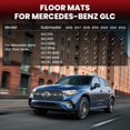 thumbnail image 4 of Alfombrillas LASFIT para Mercedes Benz GLC 2016-2022 de TPE, color negro, 4 of 9