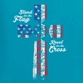 thumbnail image 6 of Wild Bobby Stand For The Flag Kneel for The Cross USA Flag Men Tee, 6 of 6