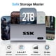 thumbnail image 4 of Disco duro externo SSD SSK de 2 TB portátil USB 3.2 Gen2, 4 of 8