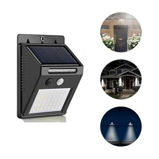Lámpara de pared Solar Spotlight 20 LED con sensor