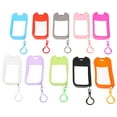 thumbnail image 2 of 10Pcs Silicone Hand Sanitizer Bottle Cover Stylish Perfume Spray Bottle Cover with Keychain, 2 of 7