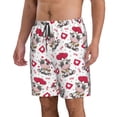 thumbnail image 2 of Naloa Caring Cow Men's Beach Shorts, Surfing shorts, Swim trunks, Quick Dry Swim Trunks for Surfing Beach Fun - Large, 2 of 9
