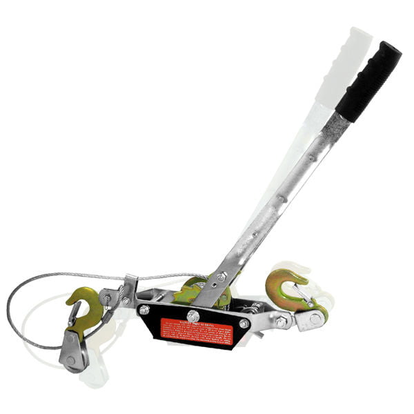 image 0 of Hiltex Come Along | 2 Ton Lever Hoist Power Puller Winch Block Hand Ratcheting 2 Hooks