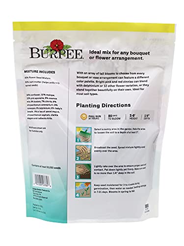 Burpee Wildflower Cutting Mix 50,000 Seeds, Multi
