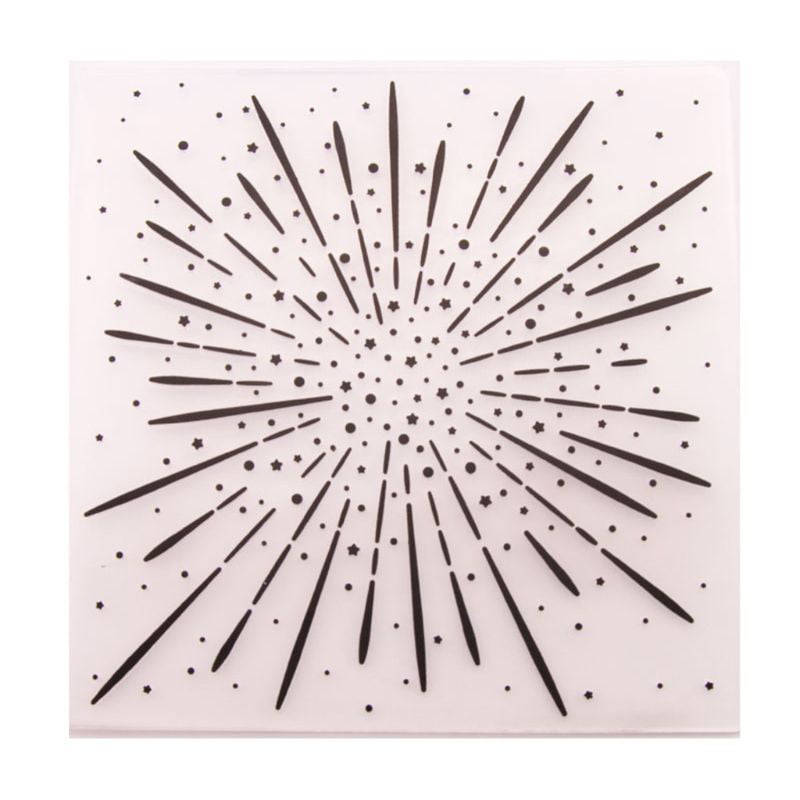 JIACUO Plastic Embossing Folder Template DIY Scrapbook Photo Album Card Making Decoration Craft Giddiness 