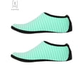 thumbnail image 4 of Gustave Unisex Barefoot Water Skin Shoes Strip Beach Sock Quick-Dry Aqua Water Socks For Beach Swim Surf Outdoor Exercise "S,Green", 4 of 9