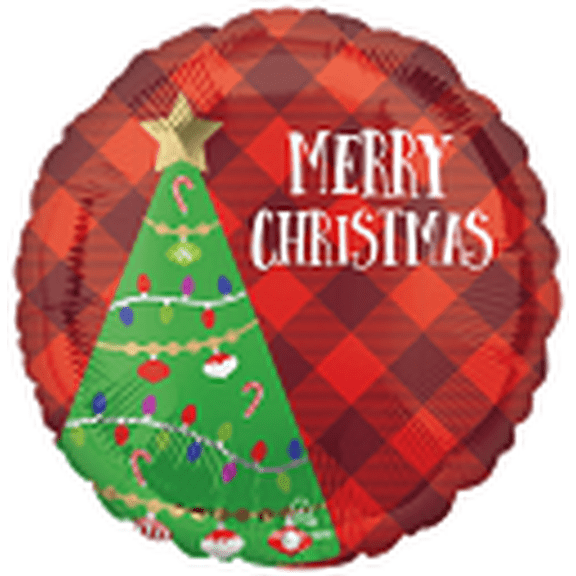 18C HX FESTIVE CHRISTMAS TREE PLAID