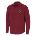 thumbnail image 2 of Men's Antigua Maroon Boston College Eagles Exposure Woven Long Sleeve Button-Up Shirt, 2 of 3