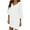 White, variant on HERESOM Women Plus Size Sun Dresses Women's Summer Casual Loose Large Sleeve V Neck A Line Skirt