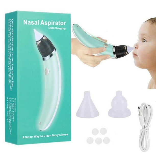 Electric Baby Nose Cleaner Safe Vacuum Suction Nasal Mucus Aspirator