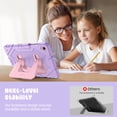 thumbnail image 6 of Fintie Case for Samsung Galaxy Tab A11+ Plus 2025/ A9+ Plus 11 Inch 2023, Fully-Body Rugged Heavy Duty Shockproof Protective Case with Kickstand & Shoulder Strap for Kids, Purple, 6 of 10