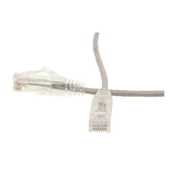 CableWholesale 10X8-82120 20 ft. Cat6 Slim Ethernet Patch Cable - Snagless & Molded Boot, Gray