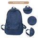 thumbnail image 1 of Mochila para Mujeres Hombres Mezclilla Con Múltiples Bolsillos, 1 of 9