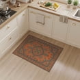 thumbnail image 2 of ODIKA Bathroom Boho Botanical Vine Layout Farmhouse Trellis Vintage for Home Office, Hallway, Laundry Room, Non-Slip Chair-Friendly, 2 of 7