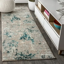 JONATHAN Y CONTEMPORARY POP 2 x 8 Runner Rug, Modern Abstract Vintage Faded - Blue/Gray, CTP103A-28