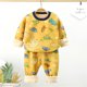 thumbnail image 2 of Gibobby Conjunto para bebé Niñas Niños pequeños bebés Niñass niños Otoño Invierno dibujos animados estampado algodón manga larga pantalones pulóver ropa de dorm(G, 4-5 Años), 2 of 3
